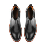 Harley, Chelsea Boot - Black Hidro Pullup | Hand Welted Boots 2.0