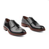 Luke, Blucher Derby - Black Hidro Pullup | Handwelted Classics