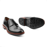 Luke, Blucher Derby - Black Hidro Pullup | Handwelted Classics