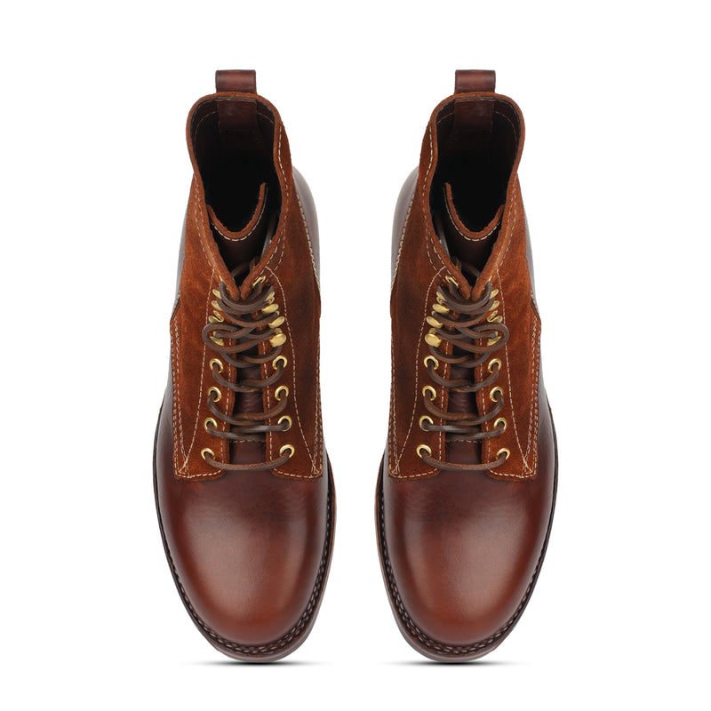Dakota, Logger Style Derby Boot - Thick Copper | Boot 3.0