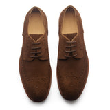 Rudolph, Wingtip Derby - Snuff Repello Suede | New Age