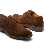 Rudolph, Wingtip Derby - Snuff Repello Suede | New Age