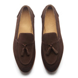 Royce, Tassel Loafer - Brown Reverse Calf Suede | Summer Classics