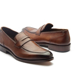 Rocco, Penny Loafer - Horween Hatch-grain | Contemporary Classics