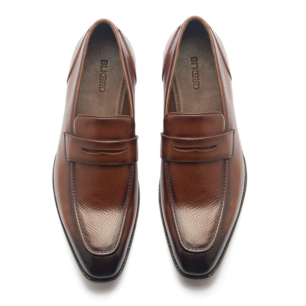 Rocco, Penny Loafer - Horween Hatch-grain | Contemporary Classics