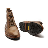 Dixon, Cap-Toe Derby Boot - Natural Chromexcel | Hand Welted Service Boots