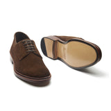 Luke, Unlined Blucher - Brown Repello Suede | Summer Classics