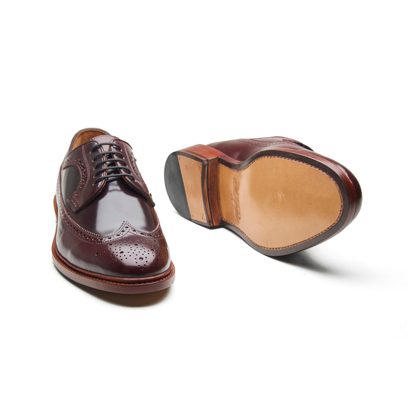Barrister, Longwing Blucher - Shell Cordovan Color 8 | Cordovan Series