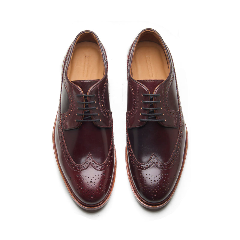 Barrister, Longwing Blucher - Shell Cordovan Color 8 | Cordovan Series