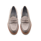 Niagara, Norwegian Split Toe Loafer - Grey Kudu Waxy | Goodyear Welted