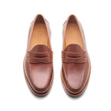 Azimut, The Ivy Loafer - Cognac Hidro Pullup | Goodyear Welted