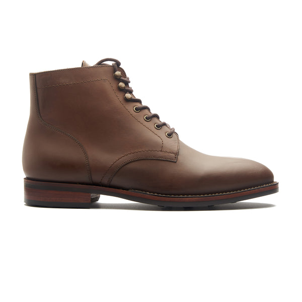 Rudiger, Service Boot - Cognac Pullup | Stitchdown Construction