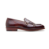 Myron, Monk-Strap Loafer -Chestnut Museum Calf | New Age