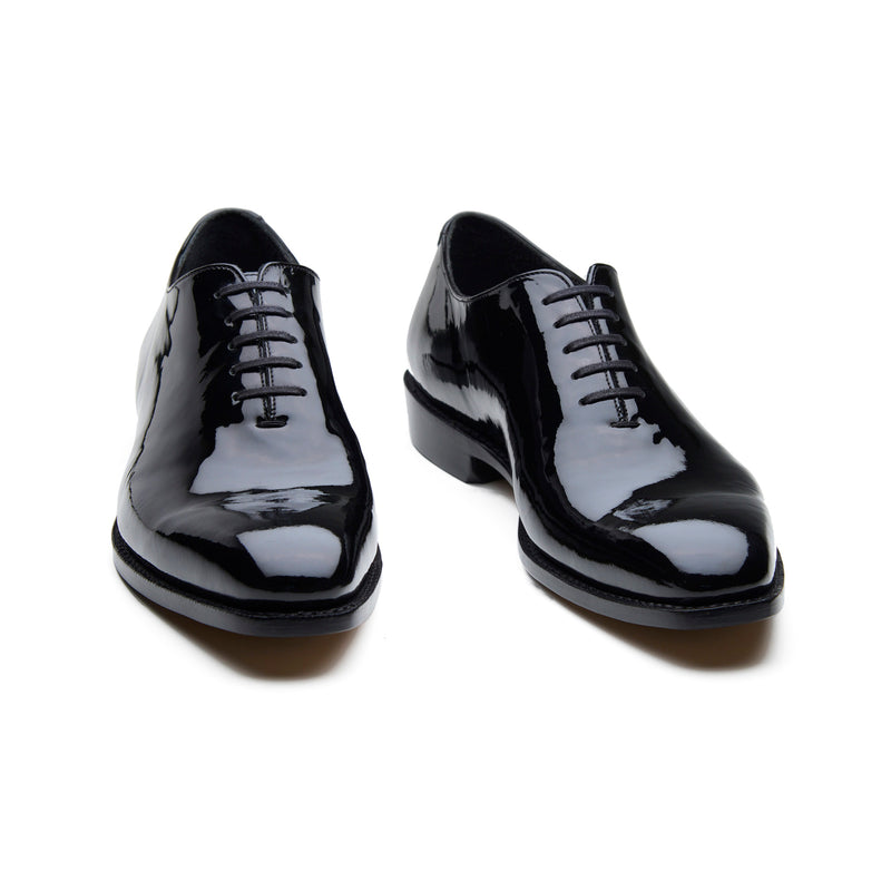 Romanoff, Whole-cut Oxford - Black Patent | Tuxedo Collection