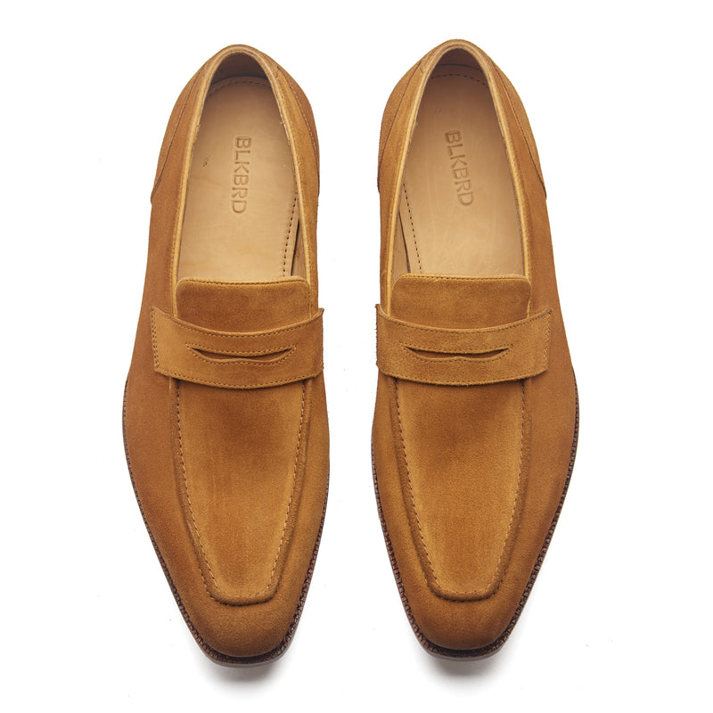 Rocco, Penny Loafer - Castorino Suede Mustard | Summer Classics