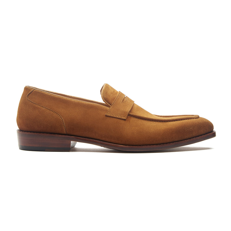 Rocco, Penny Loafer - Castorino Suede Mustard | Summer Classics