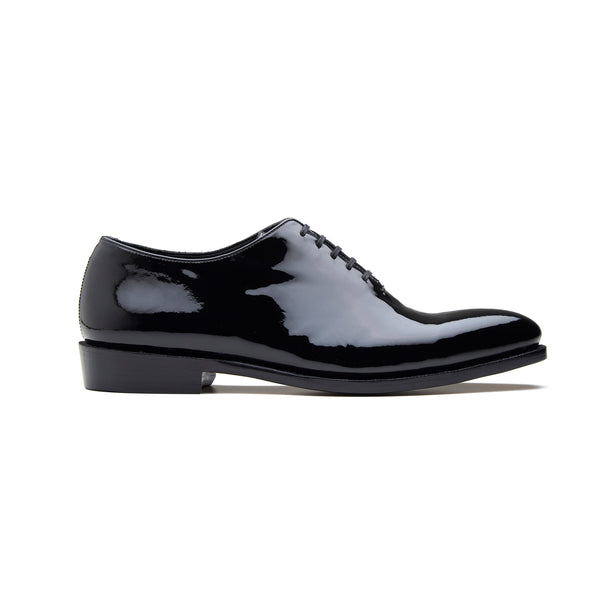 Romanoff, Whole-cut Oxford - Black Patent | Tuxedo Collection