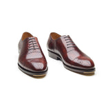 Constello, True Seamless | Faux Cap-toe Semi Brogue, Hand Welted - Chestnut Musuem Calf