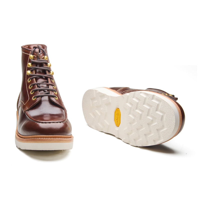 Dallas, Moctoe Boot - Brown Chromexcel | Hand Welted Boots 2.0