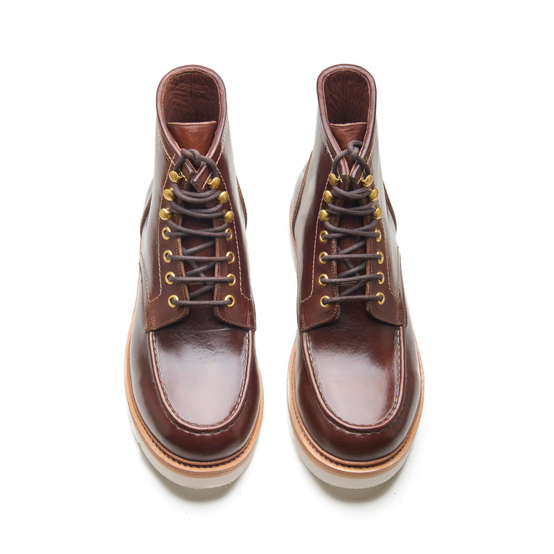 Dallas, Moctoe Boot - Brown Chromexcel | Hand Welted Boots 2.0