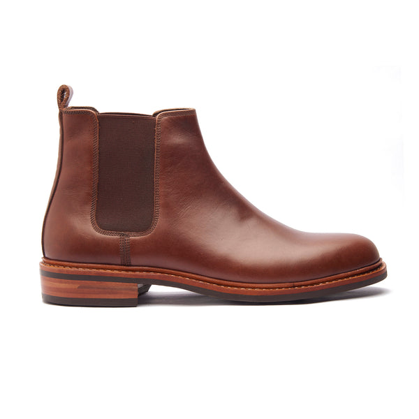 Harley, Chelsea Boot - Hidro Pullup Tan| Hand Welted Boots 2.0