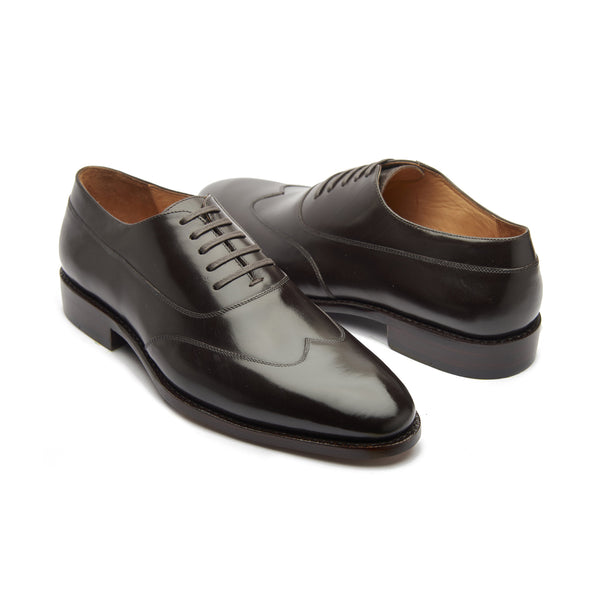 Jürgen, Austerity Wingtip Spiral Oxford - Espresso Calf | Hand Welted Spiral Collection