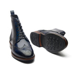 Lewinsky, Wingtip Derby Boot - Navy | Hand-welted Classics Collection