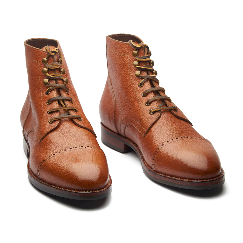 Luchador, Service Boot - Cognac Scotch Grain| Service Boots