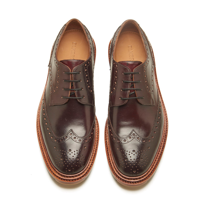 Rudolph-X, Wingtip Derby - Shell Cordovan Color 8 | Cordovan Series