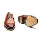 Mario, Medallion Derby - Cognac | Hand Welted | Classics Collection