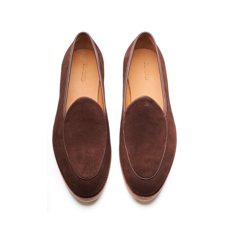 Jules, Belgian Loafer - French Brown Calf Suede | Summer Classis