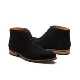 Earl, Chukka Boot - Black Repello Suede | Hand Welted Summer Classics