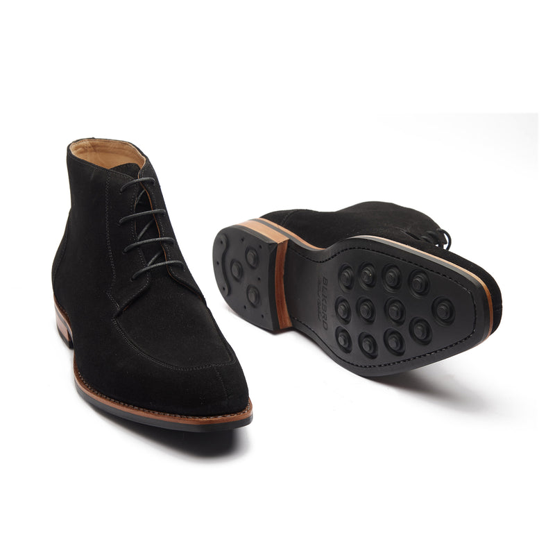 Earl, Chukka Boot - Black Repello Suede | Hand Welted Summer Classics