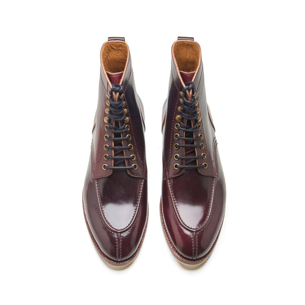 Fred, Norwegian Toe Boot - SHELL CORDOVAN COLOR#8 | CORDOVAN SERIES