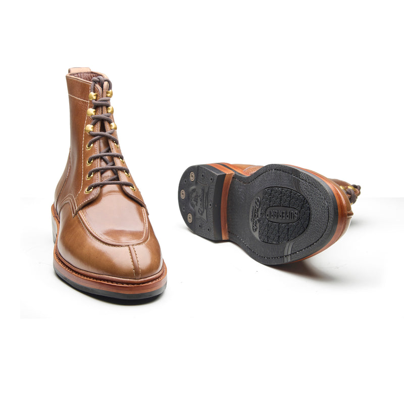 Fred, Norwegian Toe Boot - Natural Chromexcel | Hand Welted Boots 2.0