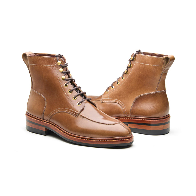 Fred, Norwegian Toe Boot - Natural Chromexcel | Hand Welted Boots 2.0