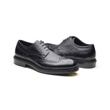 Rudolph-X, Wingtip Derby - Black Milled Grain | New Age