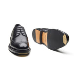 Rudolph-X, Wingtip Derby - Black Milled Grain | New Age