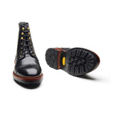 Dixon, Cap-Toe Derby Boot - Black Chromexcel | Hand Welted Service Boots