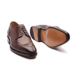 Ingrid, Split Toe Blucher Derby - Dark Cognac | Hand Welted Classics Collection