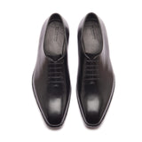 Constance-Z, True Seamless Whole-Cut Oxford, Hand Welted - Aniline Calf Noir
