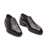 Constance-Z, True Seamless Whole-Cut Oxford, Hand Welted - Aniline Calf Noir