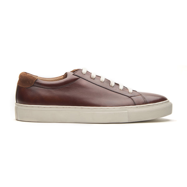 Prydz, Lace-up Sneaker - Cognac | Smart Casuals