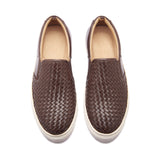 Paolo, Slip-on Sneaker - Brown Woven | TGIF - BLKBRD SHOEMAKER