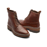 Bulltron, Derby Boot - Chestnut Tan | Norwegian Construction | Stout Boots