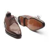 Ingrid, Split Toe Blucher Derby - Mid Brown | Hand Welted | Classics Collection