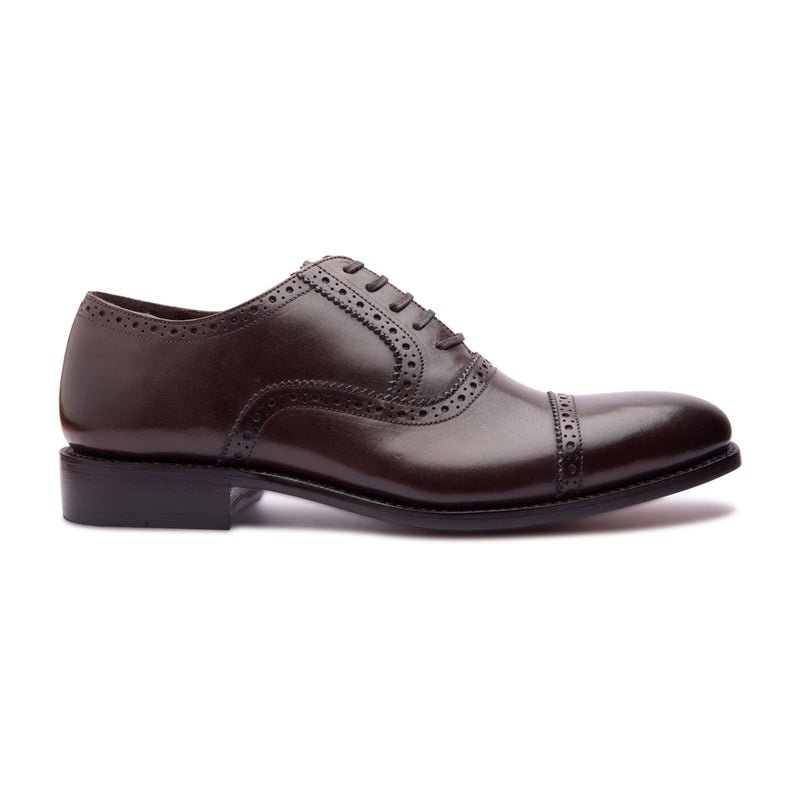 Piero, Cap-toe Oxford - Brown | The Classics - BLKBRD SHOEMAKER