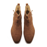 Umaid, Jodhpuri Boot - Tan Suede | Hand Welted | Smart Casuals