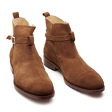 Umaid, Jodhpuri Boot - Tan Suede | Hand Welted | Smart Casuals