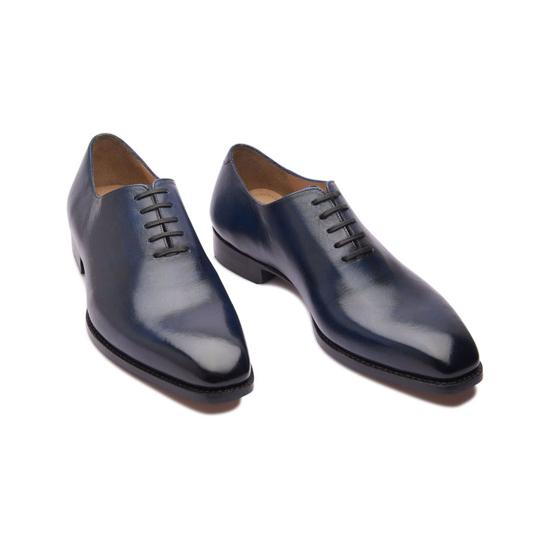 Romanoff, Whole-cut Oxford - Afterdark Blue | Patina Collection - BLKBRD SHOEMAKER